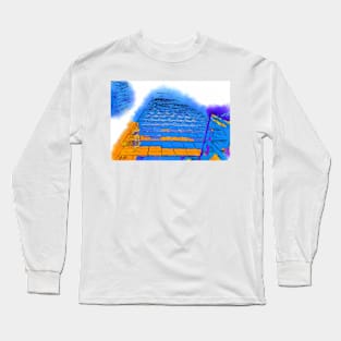 The Soaring Building In Watercolor Long Sleeve T-Shirt